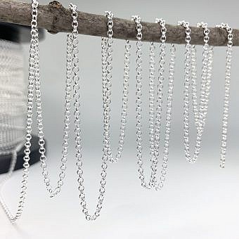 2.3mm Rolo Chain By the Meter Sterling Silver .925