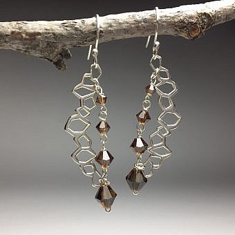 Alternative view of River Pebbles Sterling Silver .925 Amoracast - Connectors Pendants