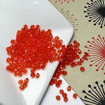 Red Bicone Swarovski Crystal