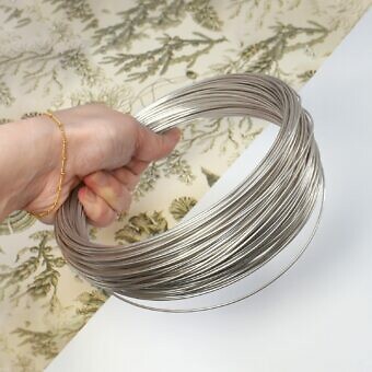 Alternative view of 16ga Round Wire Dead Soft Sterling Silver .925 By the Meter