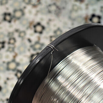Alternative view of 26ga Dead Soft Round Wire Sterling Silver .925 By the Meter