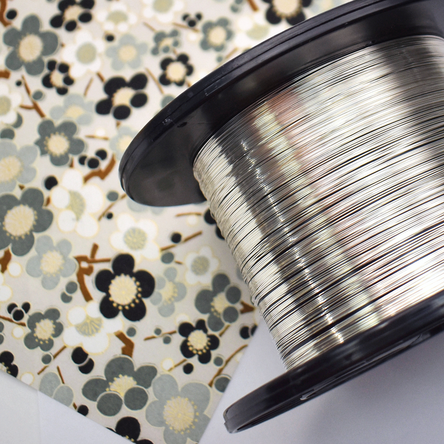 26ga (0.40mm) Dead Soft Round Wire Sterling Silver .925 By the Meter
