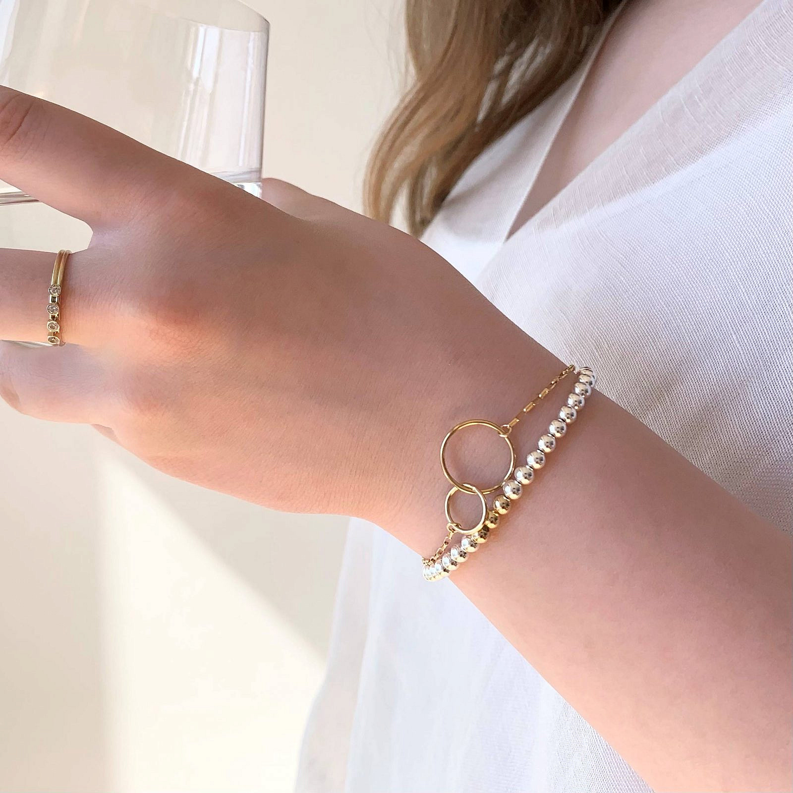 1.45mm Rectangle Paperclip Chain By the Meter 14kt Gold Filled - Image 4