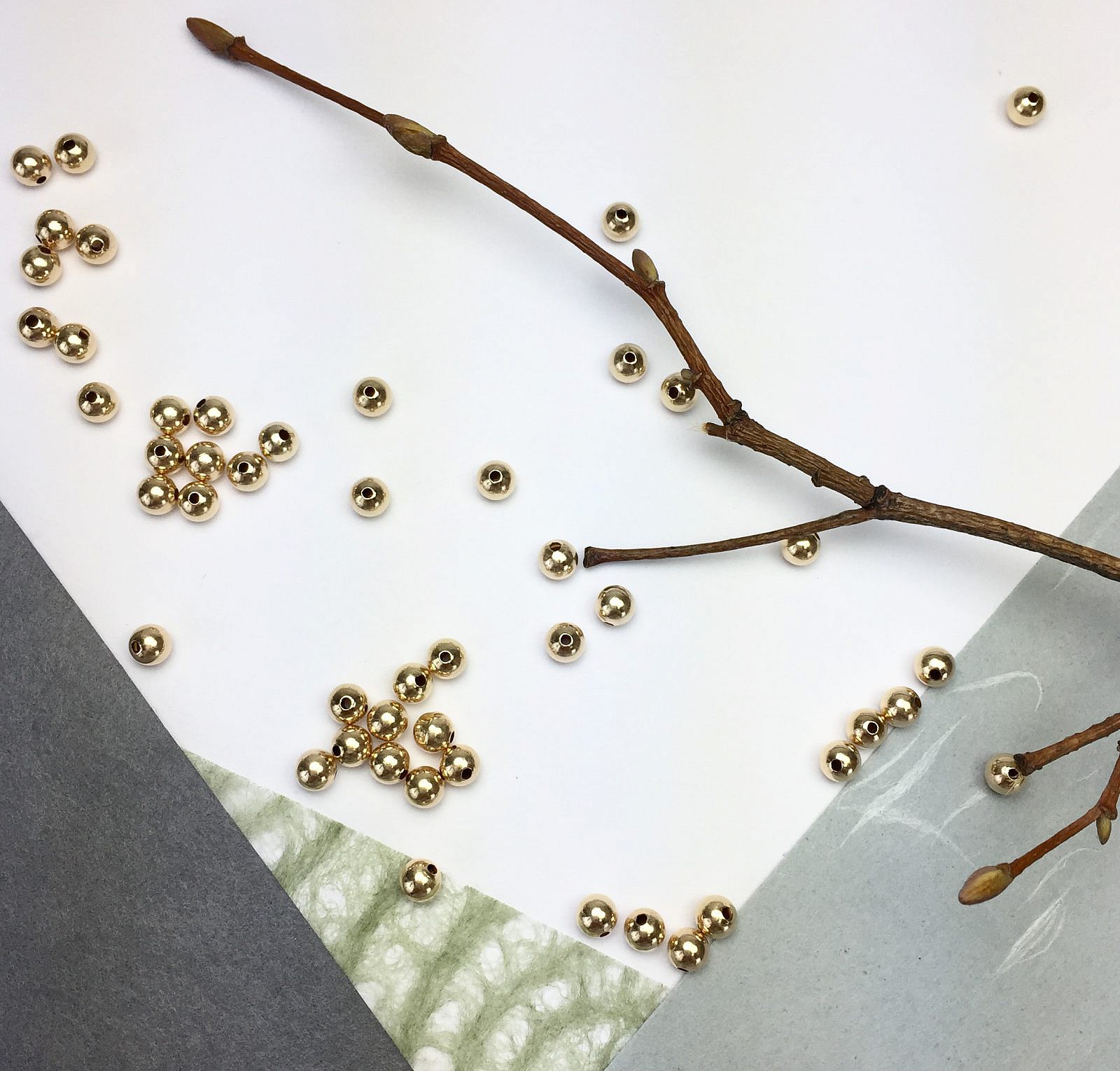 4mm Seamless Smooth Round Beads 14kt Gold Filled
