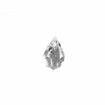 10x6mm Clear Small Faceted Briolette Teardrop Czech Preciosa Crystals Beads
