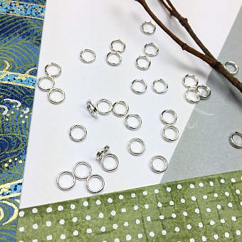 5mm Split Jump Rings Sterling Silver .925