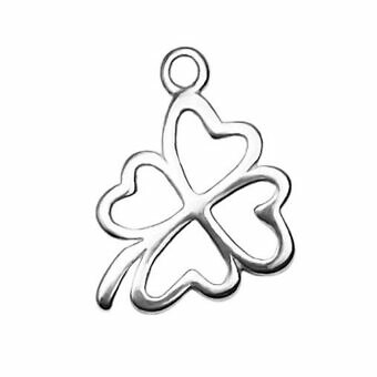 Four-Leaf Clover Sterling Silver .925 Amoracast – Pendants Charms