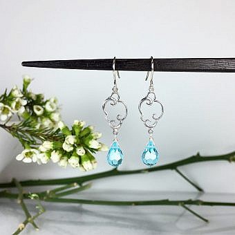 Alternative view of Small Cloud Sterling Silver .925 Amoracast – Connectors Pendants Charms