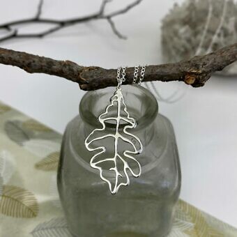 Alternative view of Oak Leaf Sterling Silver .925 Amoracast - Connectors Pendants