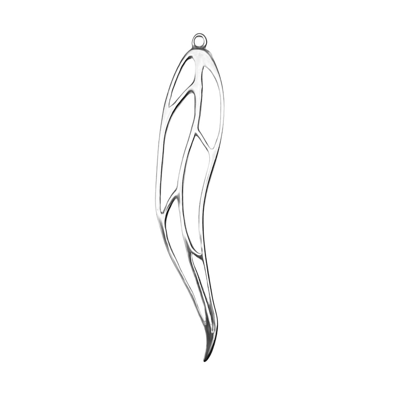 Weeping Willow Leaf Sterling Silver .925 Amoracast - Connectors Pendants