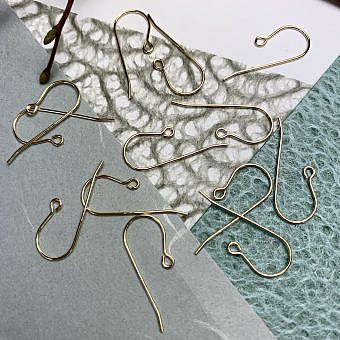 Classic Hook with Loop Earrings 14kt Gold Filled