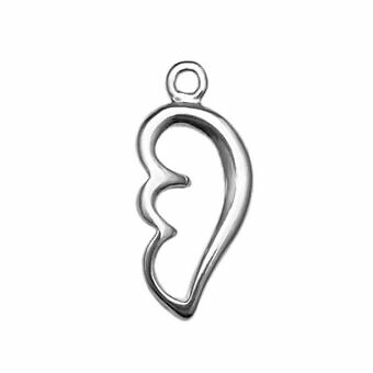 Tiny Angel Bird Wing Sterling Silver .925 Amoracast – Connectors Pendants Charms