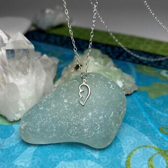 Alternative view of Tiny Angel Bird Wing Sterling Silver .925 Amoracast – Connectors Pendants Charms