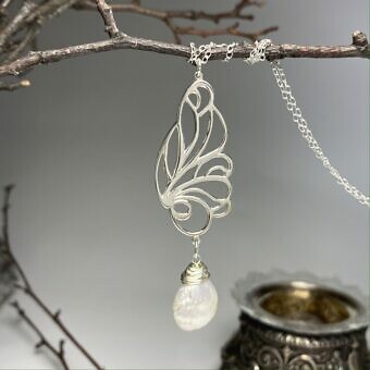 Alternative view of Storm Cloud Sterling Silver .925 Amoracast - Connectors Pendants Charms