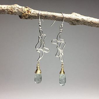 Alternative view of Paisley Cluster Sterling Silver .925 Amoracast - Connectors Pendants