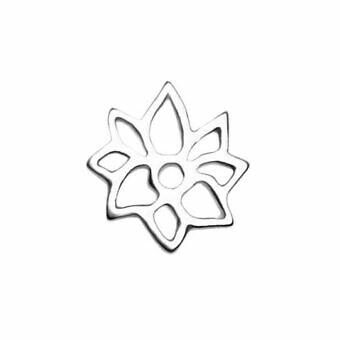 Tiny Dahlia Flower Sterling Silver .925 Amoracast - Connectors Pendants Charms