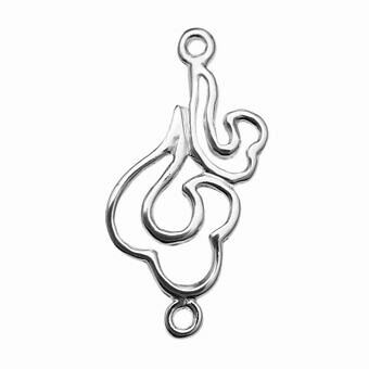 Billowy Clouds Sterling Silver .925 Amoracast - Connectors Pendants Charms