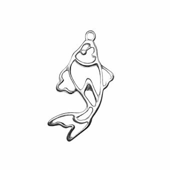 Koi Fish Sterling Silver .925 Amoracast - Connectors Pendants Charms
