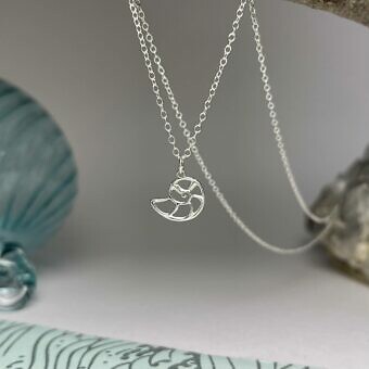 Alternative view of Nautilus Shell Sterling Silver .925 Amoracast – Connectors Pendants Charms