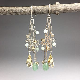 Alternative view of Bamboo Sterling Silver .925 Amoracast - Connectors Pendants