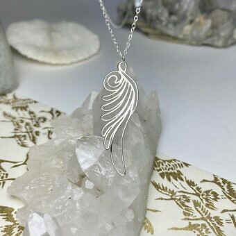 Alternative view of Angel Bird Wing Sterling Silver .925 Amoracast - Connectors Pendants