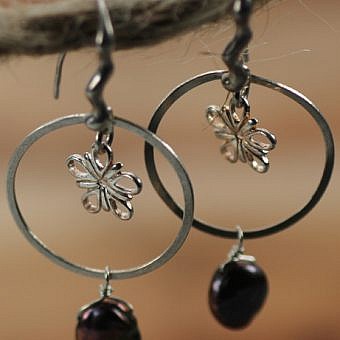 Alternative view of Circle Frame Sterling Silver .925 Amoracast - Pendants