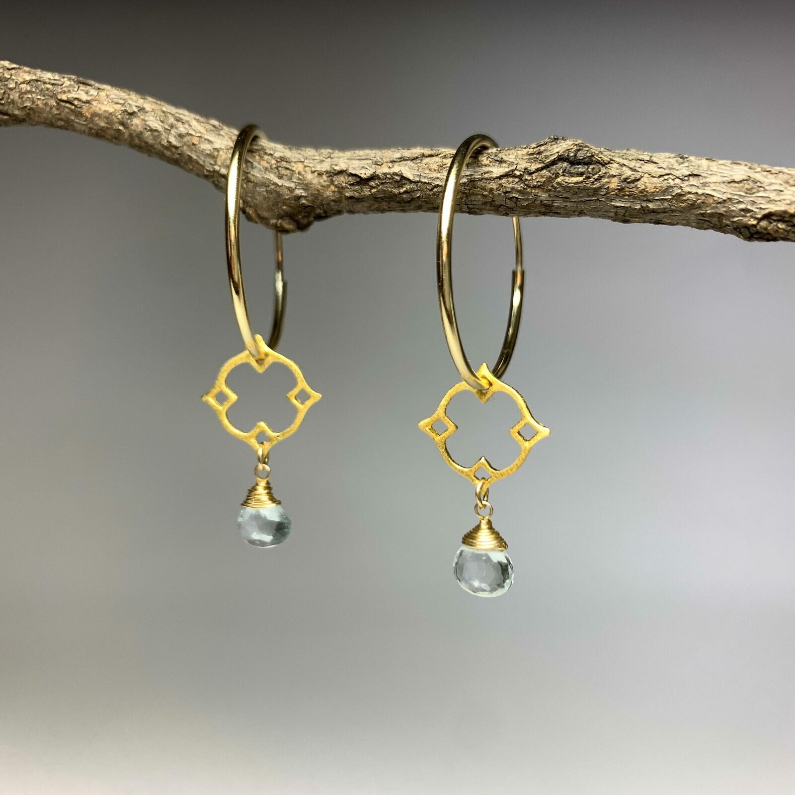 20mm Endless Hoops Sleeper Earrings 14kt Gold Filled - Image 7