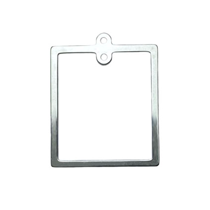 Rectangle Frame Sterling Silver .925 Amoracast - Pendants
