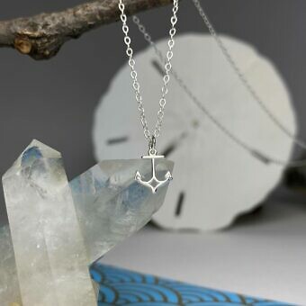 Alternative view of Little Anchor Sterling Silver .925 Amoracast – Connectors Pendants Charms
