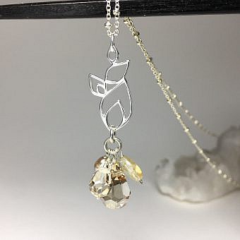 Alternative view of Campfire Flames Sterling Silver .925 Amoracast - Connectors Pendants Charms