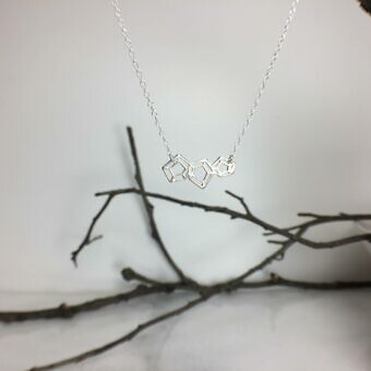 Alternative view of Diamond Cut Cluster Sterling Silver .925 Amoracast - Connectors Pendants