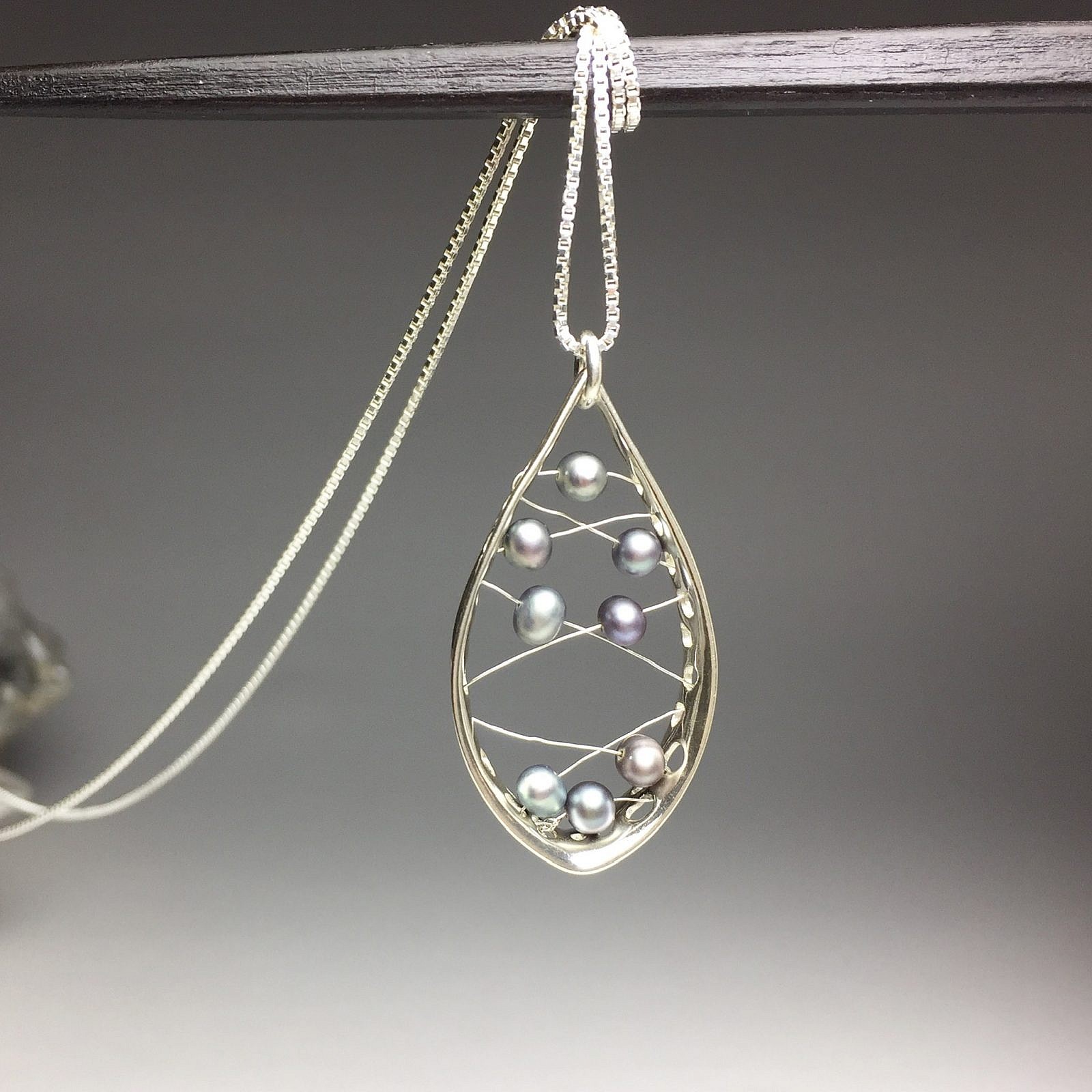 Cobblestone Lantern Frame Sterling Silver .925 Amoracast - Image 2