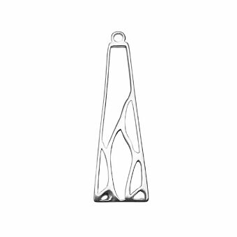Mosaic Vines Trapezoid Sterling Silver .925 Amoracast - Connectors Pendants