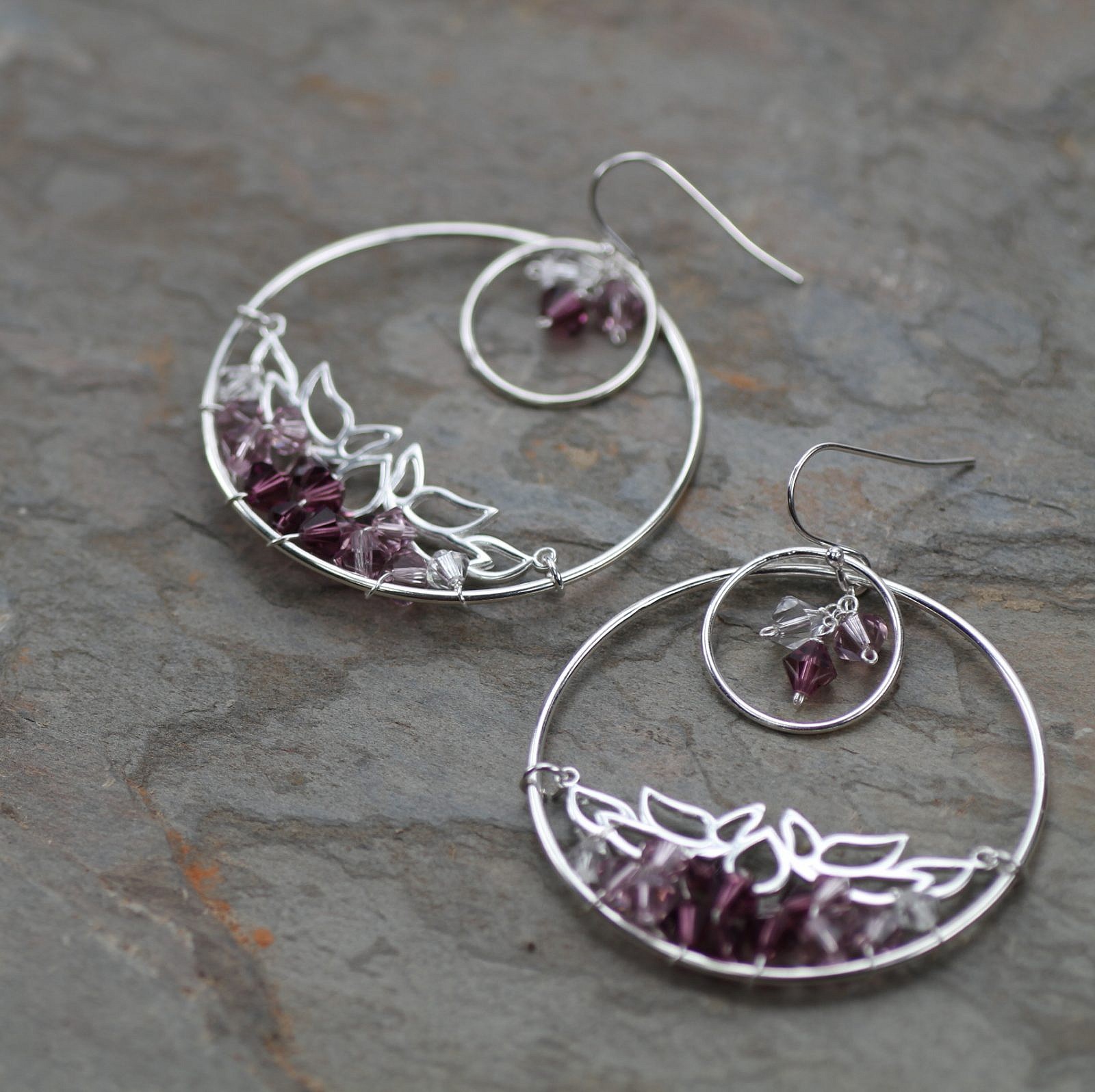 Blooming Lotus Flower Sterling Silver .925 Amoracast - Connectors Pendants - Image 3