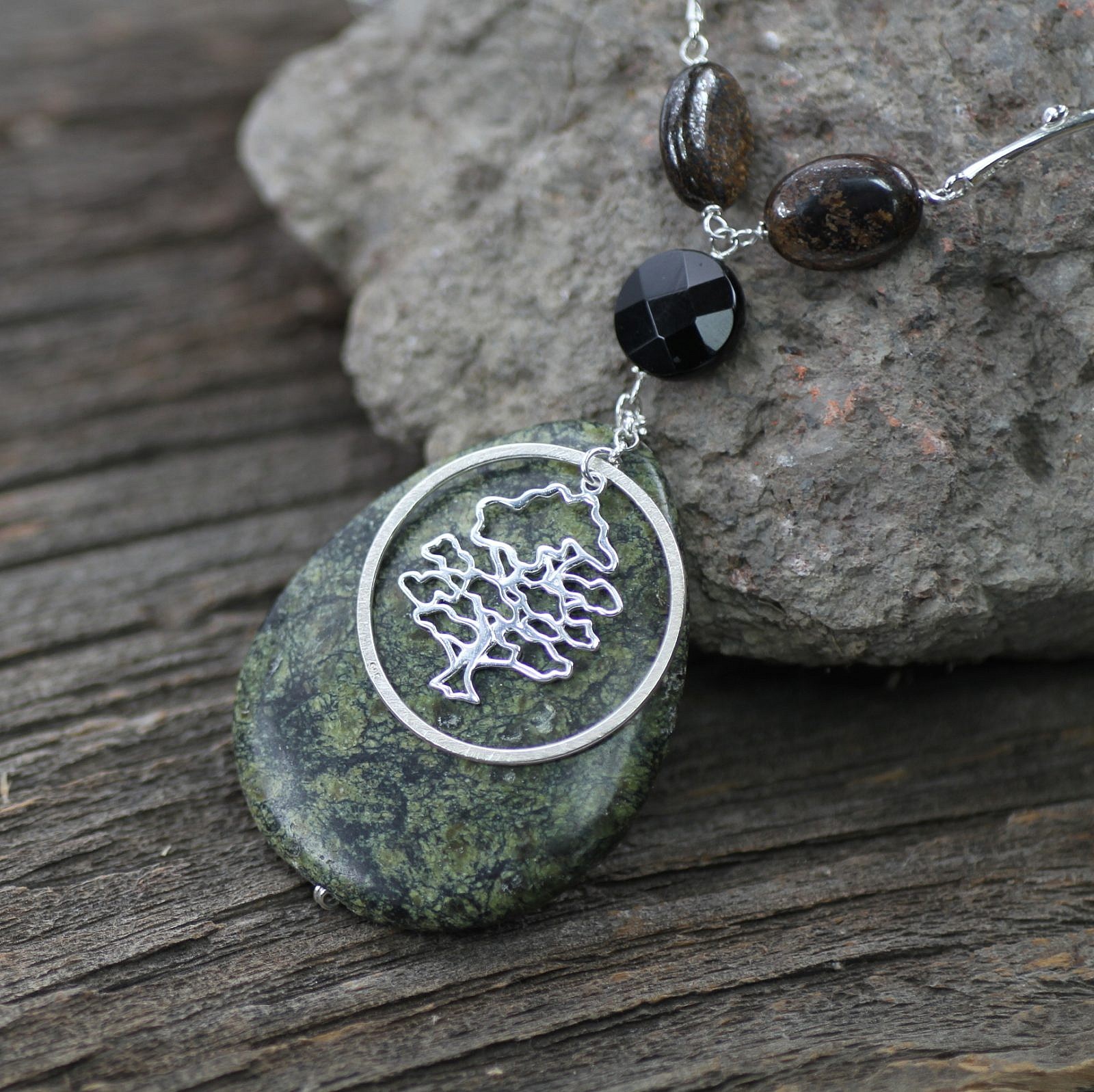 Wise Oak Tree Sterling Silver .925 Amoracast - Pendants - Image 3