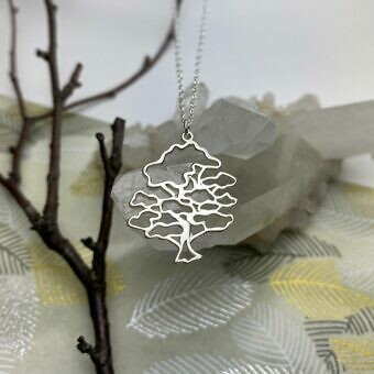 Alternative view of Wise Oak Tree Sterling Silver .925 Amoracast - Pendants