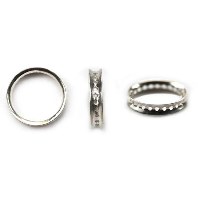 Small Wheel Round Eternity Design Frames Sterling Silver .925 Amoracast