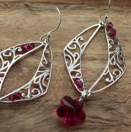 Chevron Waves Sterling Silver .925 Amoracast - Connectors - Image 2