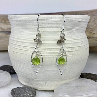 Alternative view of Small Marquise Frame Sterling Silver .925 Amoracast - Connectors Pendants