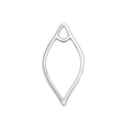 Medium Marquise Frame Sterling Silver .925 Amoracast - Connectors Pendants