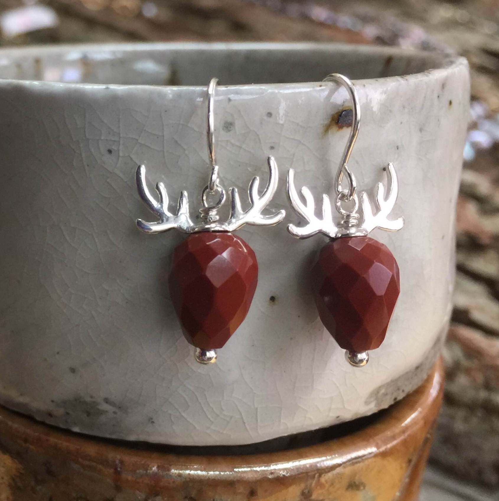 Reindeer Antler Sterling Silver .925 Amoracast - Bead Caps - Image 4