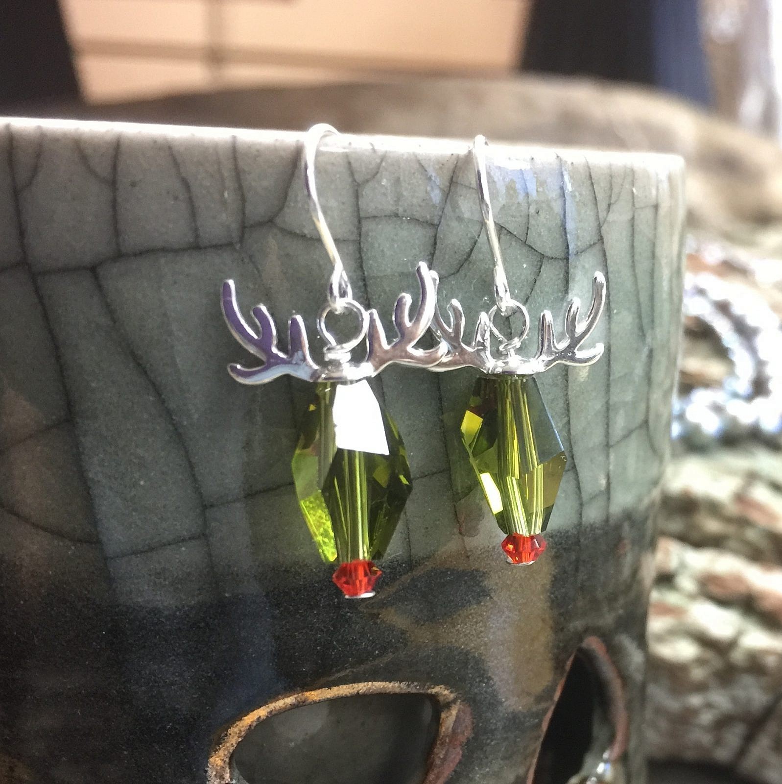 Reindeer Antler Sterling Silver .925 Amoracast - Bead Caps - Image 6