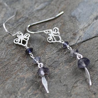 Alternative view of 22ga 50mm Diamond Spear Pins Sterling Silver .925