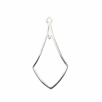 Deco Bell Drop Frame Sterling Silver .925 Amoracast