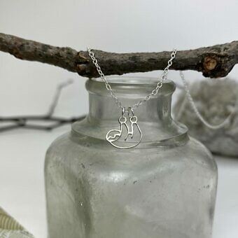 Alternative view of Speedy the Sloth Sterling Silver .925 Amoracast - Connectors Pendants Charms