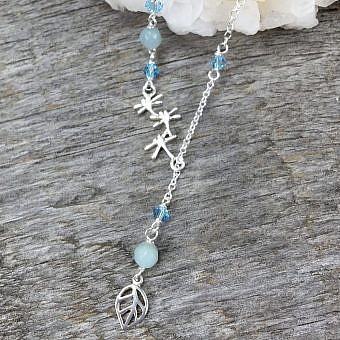 Alternative view of Triple Dragonflies Connector Sterling Silver .925 Amoracast - Connectors Pendants