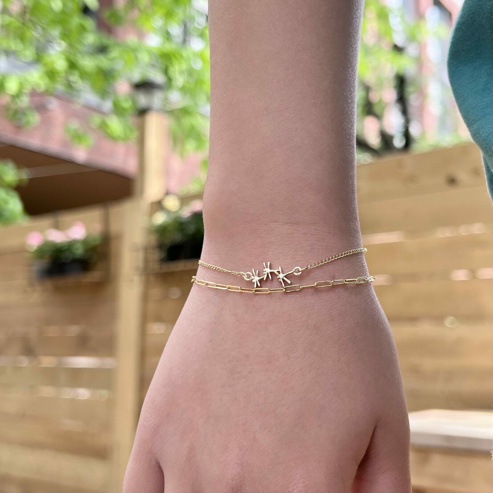 2.5mm Heavy Rectangle Paperclip Chain By the Meter 14kt Gold Filled - Image 4