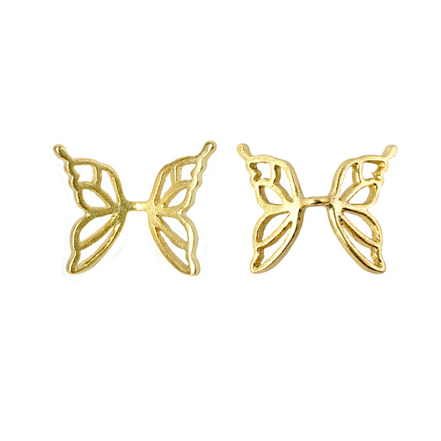 Wings-Bead-Caps-Satin-14kt-Gold-Vermeille-Amoracast