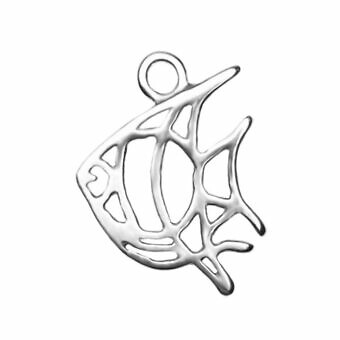 Angelfish Sterling Silver .925 Amoracast - Connectors Pendants Charms