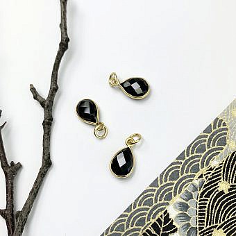 Gold Spinel Charm